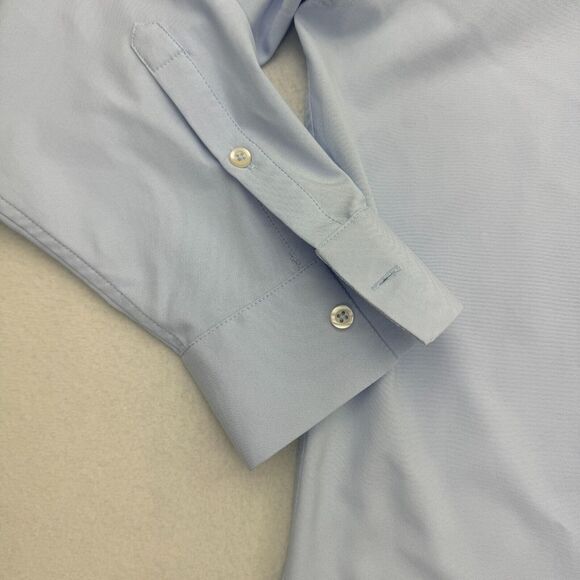 Ministry Of Supply Shirt Womens XL Blue Oversized Button Long Sleeve Performance - Picture 4 of 10